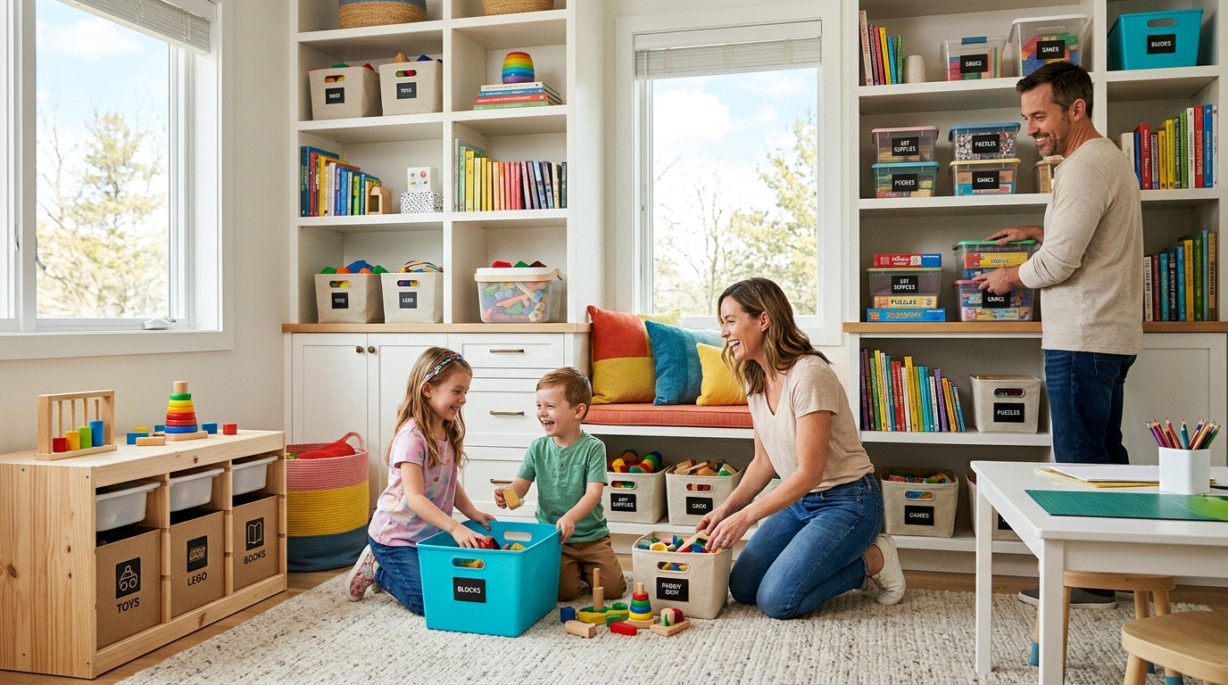 Home Organization Tips for Parents: 15 Game-Changing Strategies