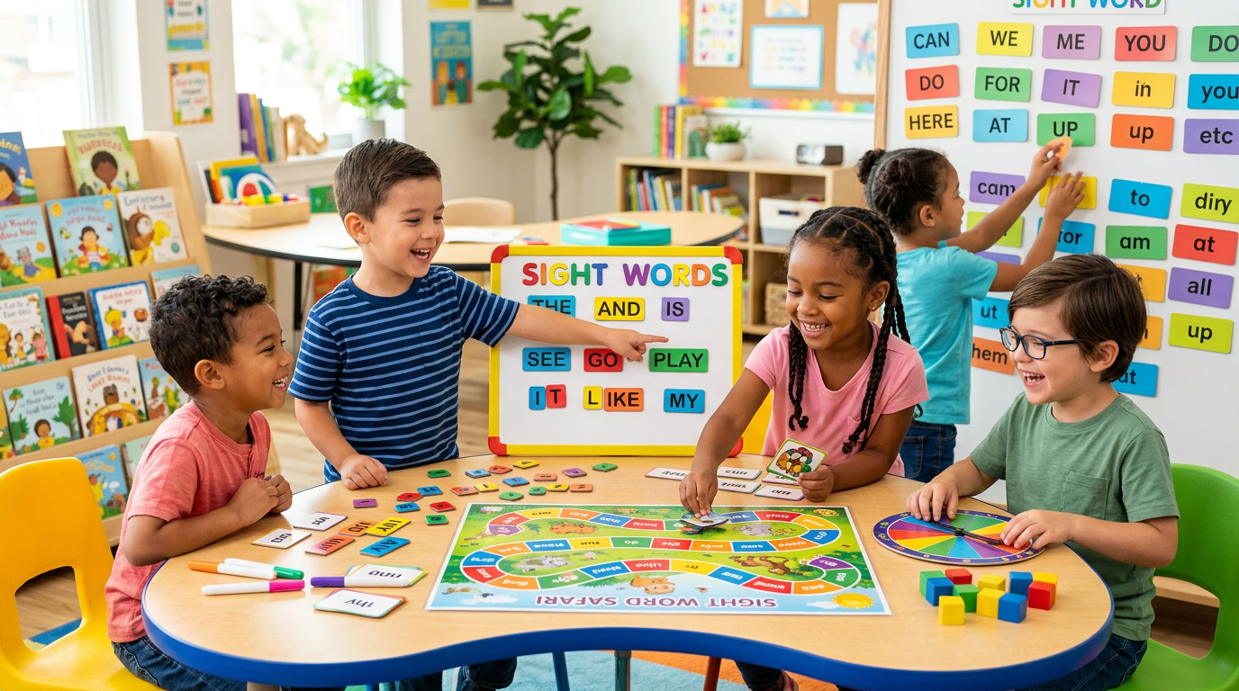 Interactive Sight Word Games for Kindergarten Success