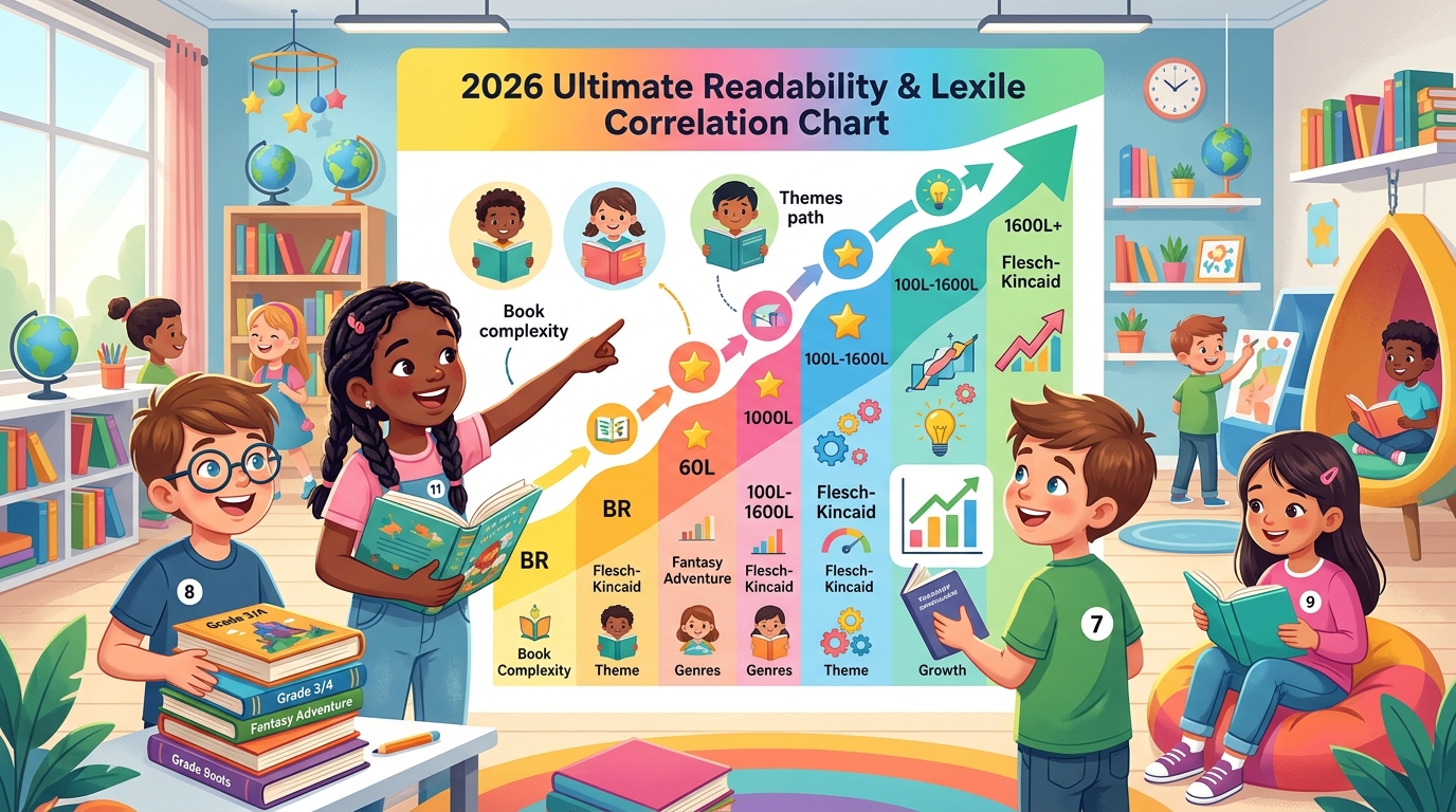 The 2026 Ultimate Readability & Lexile Correlation Chart
